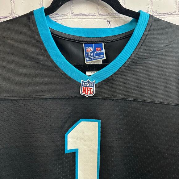 Carolina Panthers NFL Pro Line Cam Newton #1 Youth Jersey Size Large Football - Picture 2 of 10